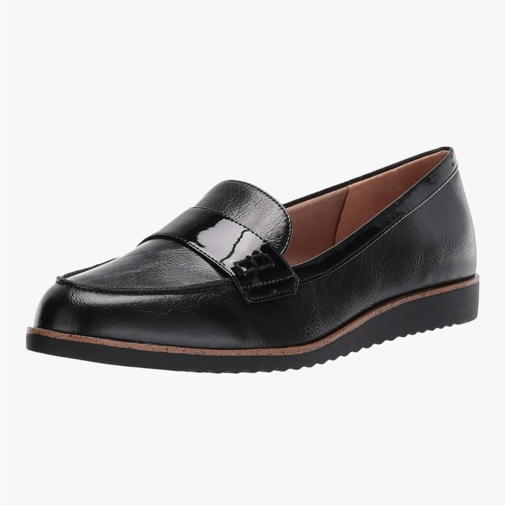Life Stride Black Patent Loafers
